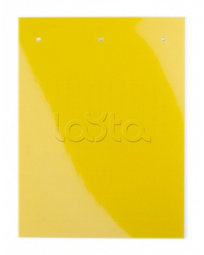 Табличка полужесткая. Клейкое основание. ПВХ-0,5. Желтая DKC TAS128AY в Хабаровске Аксессуары для лотков Pintop.ru