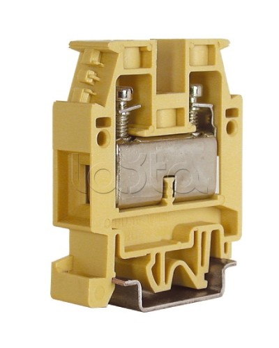 зажим бежевый 16 кв.мм DKC ZCB510 в Хабаровске Аксессуары для стоек и шкафов Pintop.ru