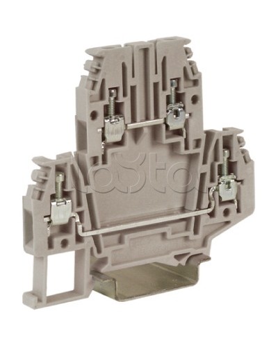 Зажим клеммный проходной 2.5 кв.мм DKC ZDB100GR в Хабаровске Клеммные колодки Pintop.ru