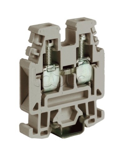 Зажим 4 кв.мм серый DKC ZRP300GR в Хабаровске Крепежные изделия Pintop.ru