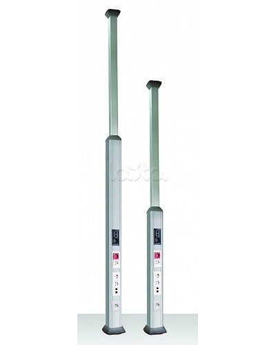 Колонна алюминиевая, 2.7 - 4.2м, цвет белый DKC 09572 в Хабаровске Аксессуары для стоек и шкафов Pintop.ru