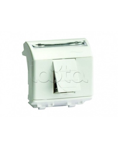 Ком.роз. RJ45 кат.6 экран., 8P8C, Brava, белая, 2мод DKC 76669B в Хабаровске Крепежные изделия Pintop.ru