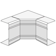 Угол внутренний изменяемый (70-120°) NIAV 60x60 мм DKC 01727