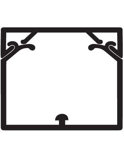 Кабель-канал 60x40 с крышкой с направляющими для установки разделителей TA-GN DKC 01780 в Хабаровске Кабель-канал Pintop.ru