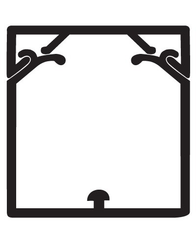 Кабель-канал 60x60 с крышкой с направляющими для установки разделителей TA-GN 60x60 мм DKC 01784 в Хабаровске Кабель-канал Pintop.ru