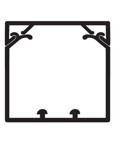 Кабель-канал 80x60 с крышкой с направляющими для установки разделителей TA-GN DKC 01785 в Хабаровске Кабель-канал Pintop.ru