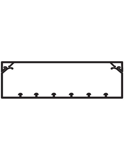 Короб с крышкой с направляющими для установки разделителей TA-GN 200x60 мм DKC 01789 в Хабаровске Кабель-канал Pintop.ru
