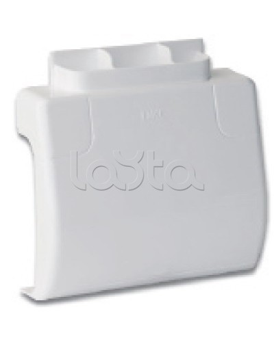 Отвод широкий от каналов 70х22 или 90х25 к 6-мод. коробке Brava DKC (09206) в Хабаровске Аксессуары для кабель-канала Pintop.ru