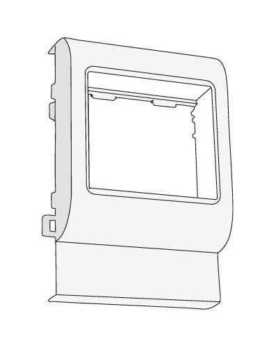 Рамка-суппорт под 2 модуля BRAVA PDA-BN 80 DKC 10443 в Хабаровске Аксессуары для кабель-канала Pintop.ru
