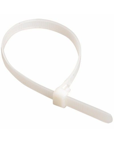 Хомут-стяжка нейлоновый, стандартный P6.6 7.8x180 белый DKC 25223 (100 шт/уп) в Хабаровске Стяжки-хомуты Pintop.ru