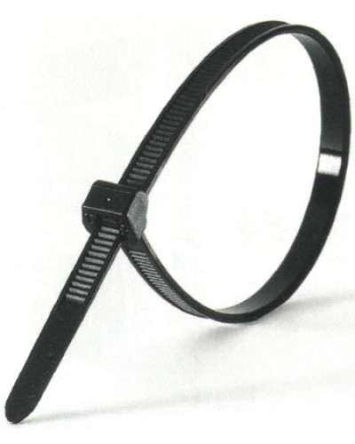 Хомут-стяжка нейлоновый, стандартный P6.6 3.6x200 чёрный DKC 25314 (100 шт/уп) в Хабаровске Стяжки-хомуты Pintop.ru