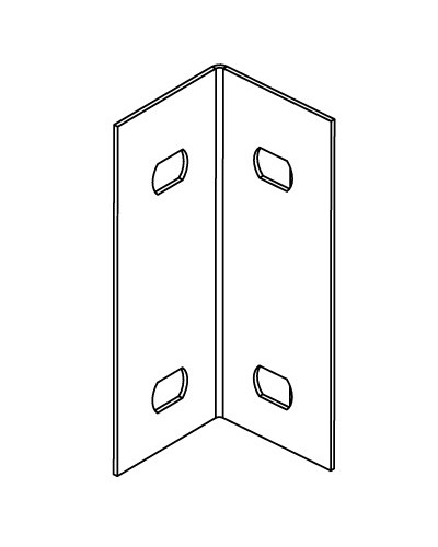 Уголок опорный FR TC/RRC/RRD/RRS на H 50 DKC 30199 в Хабаровске Аксессуары для лотков Pintop.ru