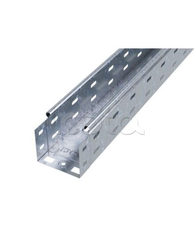 Лоток перф. 80x80 L3000 горячеоцинкованный DKC (35301HDZ) в Хабаровске Кабельные лотки Pintop.ru