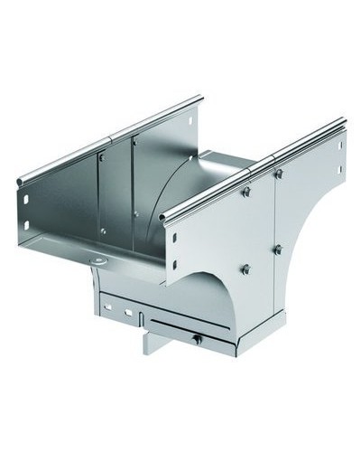 Ответвитель-переходник TDSR T-обр. вертикальный 500/200 в комплекте с крепежными элементами и соединительными в Хабаровске Аксессуары для лотков Pintop.ru