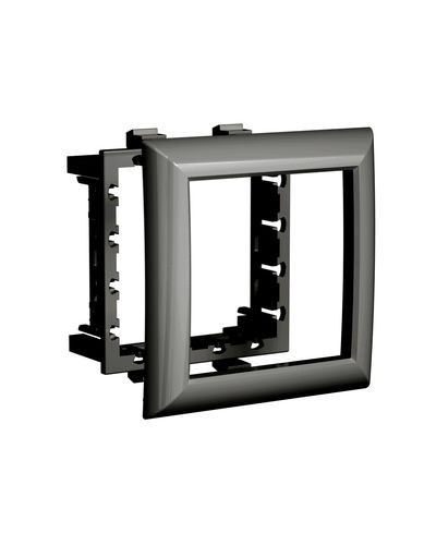 Рамка-суппорт Avanti черный для In-liner Front, 2 мод. DKC 4402912 в Хабаровске Аксессуары для лотков Pintop.ru