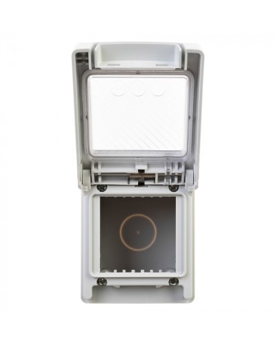 Коробка для настенного монтажа Avanti, IP55, серая, 2 модуля DKC (4403932) в Хабаровске Распределительные коробки Pintop.ru