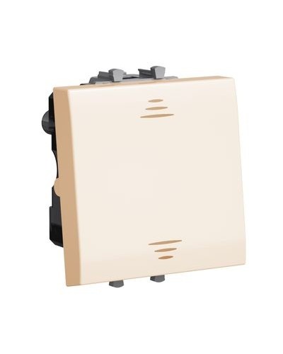 Выключатель Ванильная дымка, Avanti, 16A, 2 мод. DKC 4405102 в Хабаровске Аксессуары для стоек и шкафов Pintop.ru