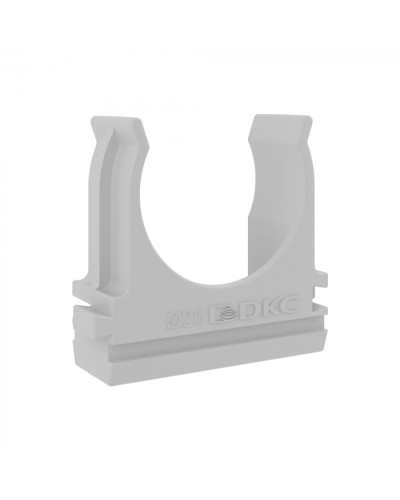 Держатель с защелкой, д.25мм DKC (51025R) в Хабаровске Держатели, клипсы, скобы Pintop.ru
