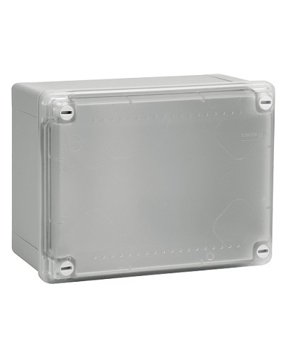 Коробка ответвит. с гладкими стенками, прозрачная, IP56, 240х190х90 мм DKC 54220 в Хабаровске Распределительные коробки Pintop.ru