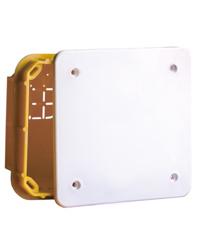 Коробка ответвительная прямоугольная для твердых стен IP40 92х92х45 DKC 59361 в Хабаровске Распределительные коробки Pintop.ru