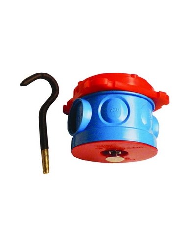 Коробка потолочная с крюком для заливки в бетон, д.70х136мм DKC 59385 в Хабаровске Аксессуары для кабель-канала Pintop.ru