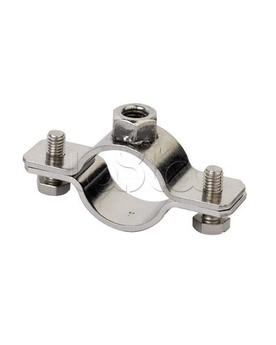 Хомут для тяжелых нагрузок 20-24 (3/4) мм, M8, нержавеющая сталь AISI 316L DKC (6040-012X) в Хабаровске Стяжки-хомуты Pintop.ru