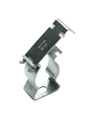 Держатель с крышкой D20 оцинкованная сталь DKC 6044-A20 в Хабаровске Держатели, клипсы, скобы Pintop.ru