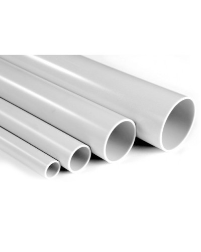 Труба гладкая ПВХ 50 мм 3 м атмосферостойкая лёгкая DKC 63950UF (15 м) в Хабаровске Гладкая труба Pintop.ru