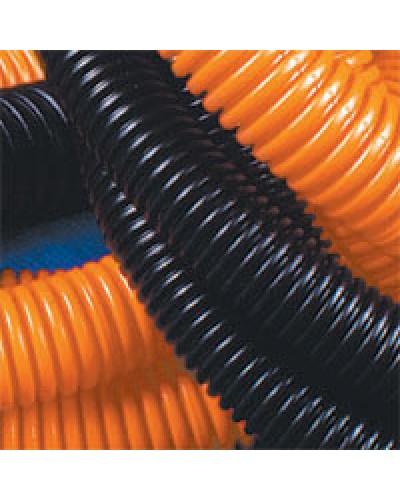 Труба гофрированная ПНД 20 мм с протяжкой тяжёлая DKC 71520 (100 м) в Хабаровске Труба гофрированная Pintop.ru