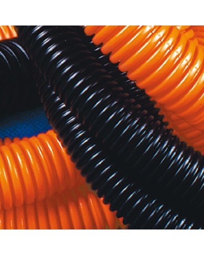 Труба гофрированная ПНД 40мм с зондом тяжёлая DКС 71540 (20 м) в Хабаровске Труба гофрированная Pintop.ru