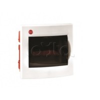 Щиток встраив.с двер.8мод.,IP41,бел., с клем.блок.1х87508 и замком DKC (81908)