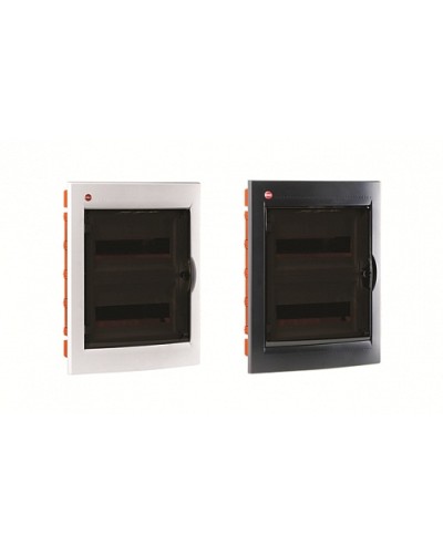 Щиток встраиваемый 24 мод.,IP 41 , черный DKC 82524 в Хабаровске Аксессуары для стоек и шкафов Pintop.ru