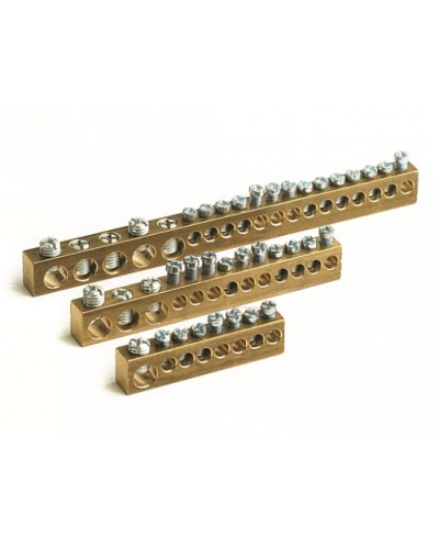 Колодка клеммная 18мод. (отв.5х5.4мм+14х4.5мм) DKC 87418 в Хабаровске Коммутационные изделия Pintop.ru