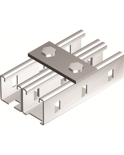 Пластина соединительная, длина 90 мм, 2отв., горячеоцинкованная DKC BMD1011HDZ в Хабаровске Аксессуары для лотков Pintop.ru