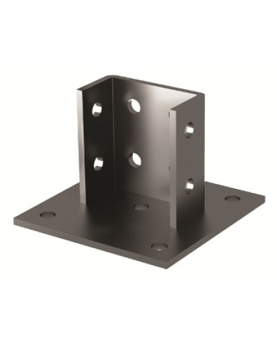 Усиленное крепление к потолку для профиля 82х41, горячеоцинкованное DKC BSF8201HDZ в Хабаровске Аксессуары для лотков Pintop.ru