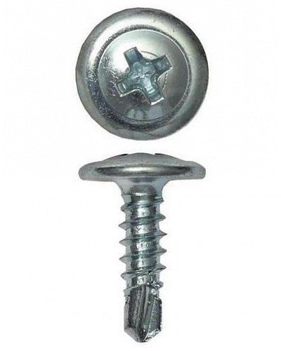 Саморез с пресс-шайбой 4.2x25 со сверлом DKC CM274025 в Хабаровске Крепеж Pintop.ru