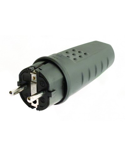 Вилка Schuko. Каучук. DKC DIS1103100 в Хабаровске Аксессуары для стоек и шкафов Pintop.ru