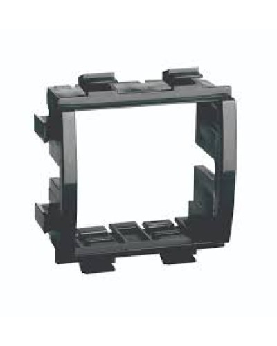 Каркас под 2 модуля Brava, чёрный DKC (F0000MB) в Хабаровске Блоки розеток Pintop.ru