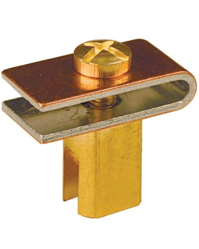 Усиленная клемма заземления для проволочного лотка DKC FC37303 в Хабаровске Аксессуары для лотков Pintop.ru