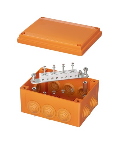 Коробка пластиковая FS с кабельными вводами иклеммниками,IP55,150х110х70мм, 8р, 450V,6A,4мм.кв DKC (FSB21804) в Хабаровске Распределительные коробки Pintop.ru