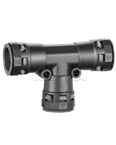 Т-образное соединение полиамидных труб одного номинального диаметра DKC (PAT29N) в Хабаровске Повороты, муфты, тройники Pintop.ru