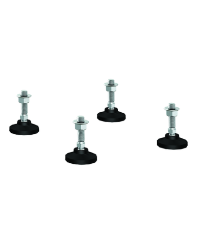 Ножки регулируемые, М12x50мм, 1 упаковка - 4шт. DKC R5A45 в Хабаровске Аксессуары для стоек и шкафов Pintop.ru