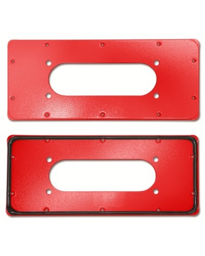 Фланец красный для ST с перф. Тип 5 DKC R5FPST03-RAL3000 в Хабаровске Аксессуары для стоек и шкафов Pintop.ru