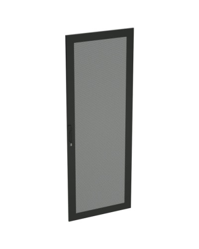Дверь перфорированная одностворчатая для IT-CQE 2000 x 800 RAL9005 DKC R5ITCPRMM2080B в Хабаровске Аксессуары для стоек и шкафов Pintop.ru