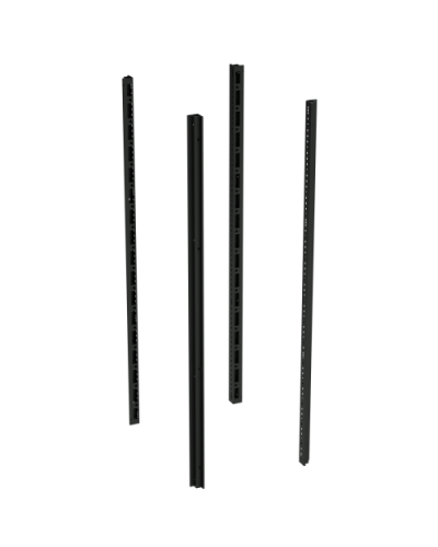 Стойки вертикальные для 19 IT-CQE, В=2000мм, 4шт, RAL9005 DKC (R5KMN20B) в Хабаровске Аксессуары для стоек и шкафов Pintop.ru