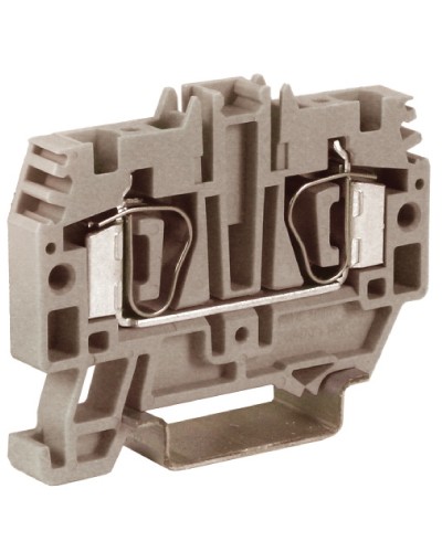 Зажим 4 кв.мм серый DKC ZHM250GR в Хабаровске Держатели, клипсы, скобы Pintop.ru