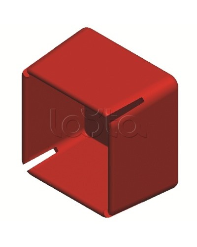 Заглушка торцевая для одиночного профиля LAS и двойного профиля DBL/DBM ДКС BPO4141 в Хабаровске Аксессуары для лотков Pintop.ru