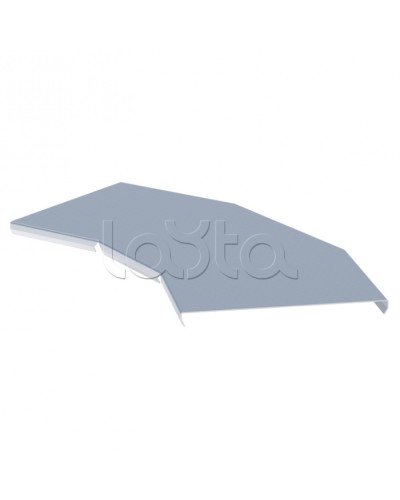 Крышка на угол 45 град. горизонтальный для лестничнго лотка 300 мм EKF (kglt45300) в Хабаровске Аксессуары для лотков Pintop.ru