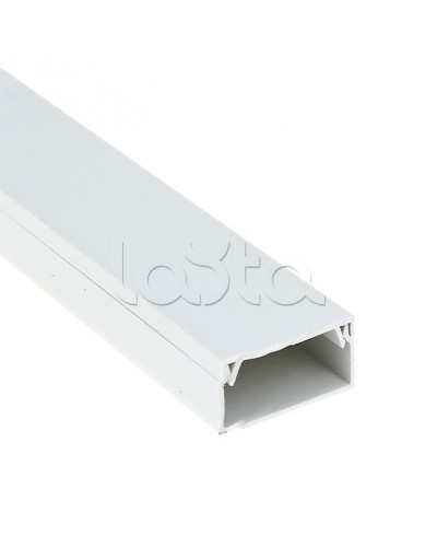 Канал кабельный (40х25) (24 м) белый EKF-Plast (kk-40-25) в Хабаровске Кабель-канал Pintop.ru