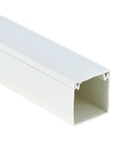 Канал кабельный (40х40) (24 м) белый EKF-Plast (kk-40-40) в Хабаровске Кабель-канал Pintop.ru